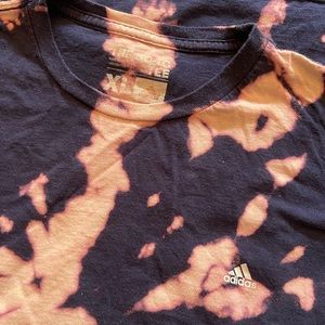 Adidas Bleach-Tie dye Tee, Size XL